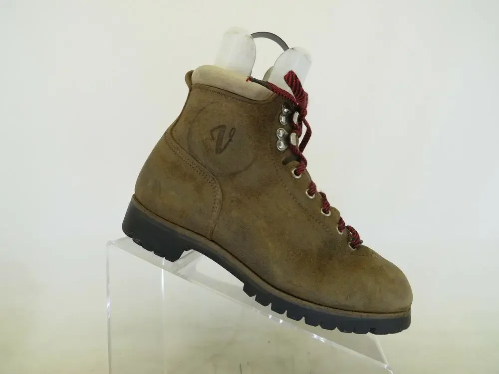 Vasque Brown Suede Laces Mountaineering Hiking Boots Mens Size 6.5 D